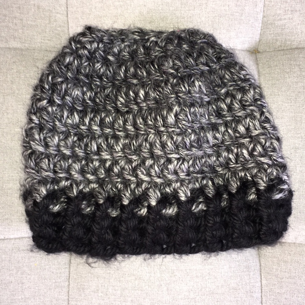 Pony tail beanie